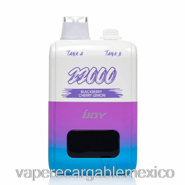 Vape Recargable Ijoy Sd22000 Desechable Mora Cereza Limón